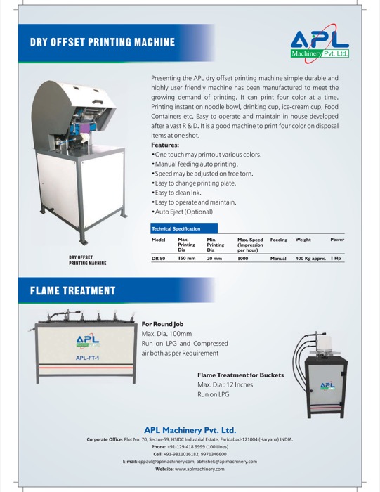 Hybrid UV Drip-off brochure cover
